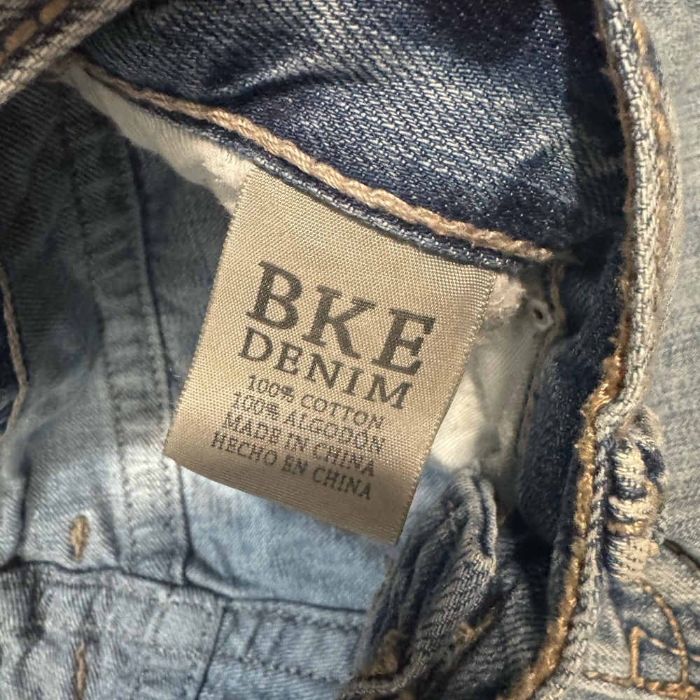 BKE Fulton Jeans Men's 29R Light Wash Denim Bootcut Buckle - Picture 6 of 8